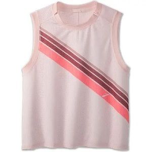 Brooks Further Tank Top Rosewater/Stripe